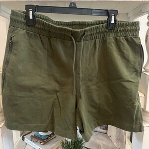 Athletic Works Men's Green Athletic Shorts